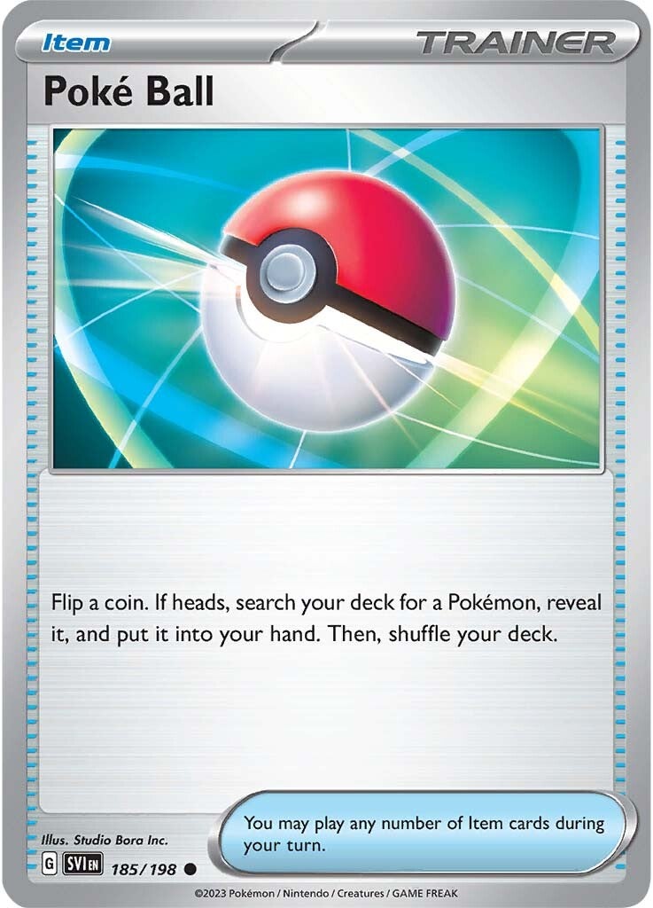 Poke Ball (185/198) [Scarlet & Violet: Base Set] | Shuffle n Cut Hobbies & Games