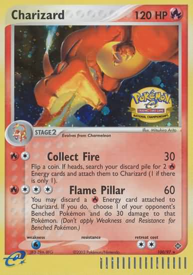 Charizard (100/97) (National Championship 2004) [League & Championship Cards] | Shuffle n Cut Hobbies & Games