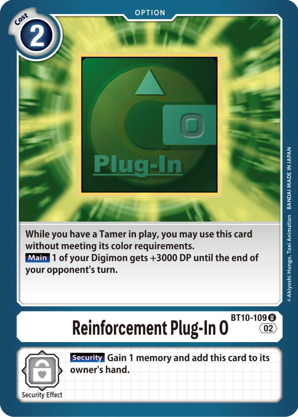 Reinforcement Plug-In 0 [BT10-109] [Xros Encounter] | Shuffle n Cut Hobbies & Games