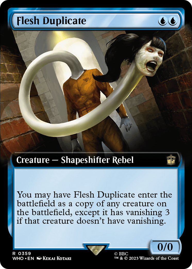 Flesh Duplicate (Extended Art) [Doctor Who] | Shuffle n Cut Hobbies & Games