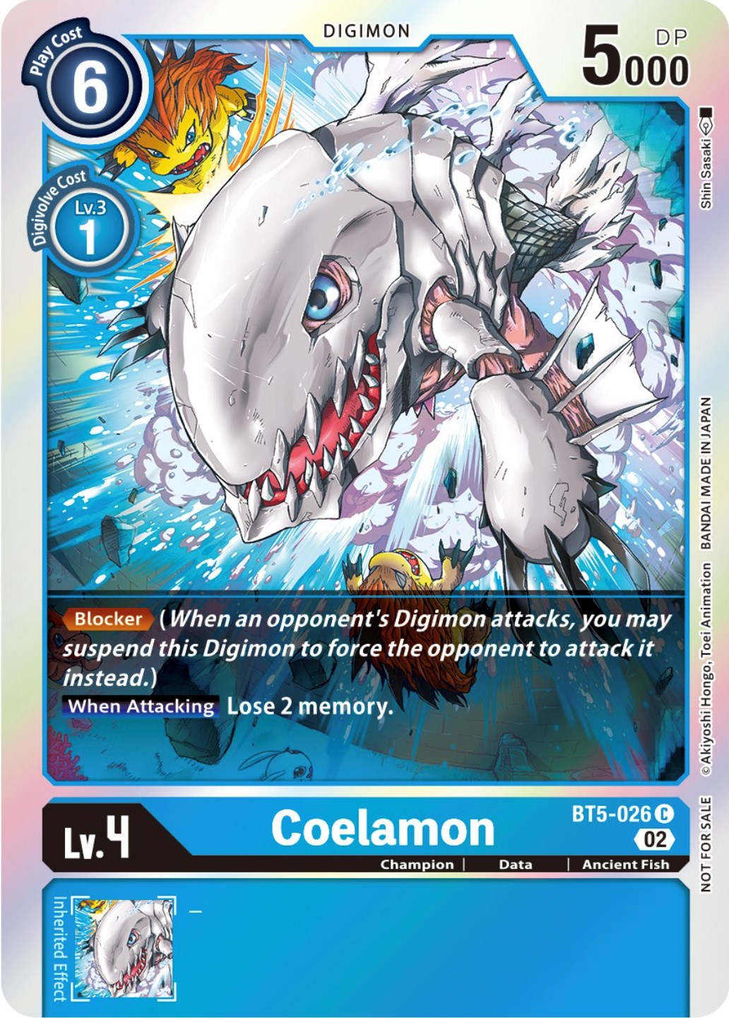 Coelamon [BT5-026] (Official Tournament Pack Vol. 7) [Battle of Omni Promos] | Shuffle n Cut Hobbies & Games