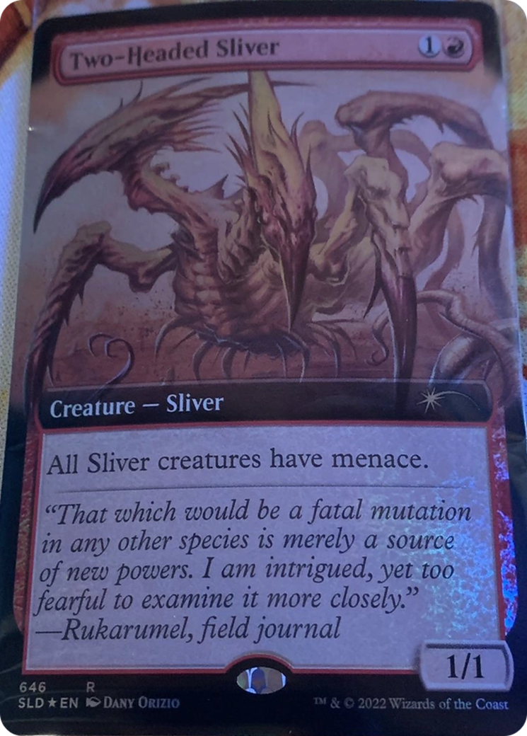 Two-Headed Sliver (Extended Art) [Secret Lair Drop Promos] | Shuffle n Cut Hobbies & Games