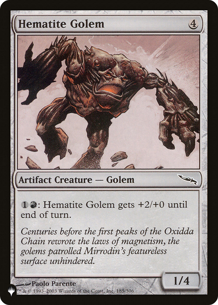 Hematite Golem [The List] | Shuffle n Cut Hobbies & Games