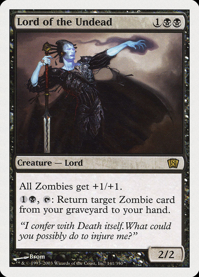 Lord of the Undead (8th Edition) [Oversize Cards] | Shuffle n Cut Hobbies & Games