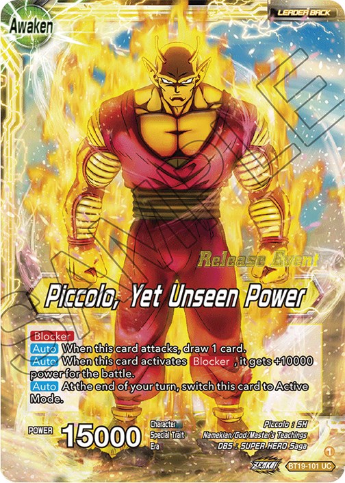 Piccolo // Piccolo, Yet Unseen Power (Fighter's Ambition Holiday Pack) (BT19-101) [Tournament Promotion Cards] | Shuffle n Cut Hobbies & Games