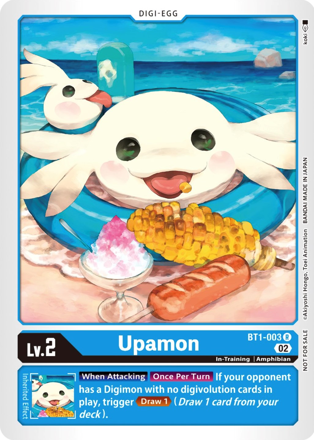 Upamon [BT1-003] (Winner Pack Dimensional Phase) [Release Special Booster Promos] | Shuffle n Cut Hobbies & Games