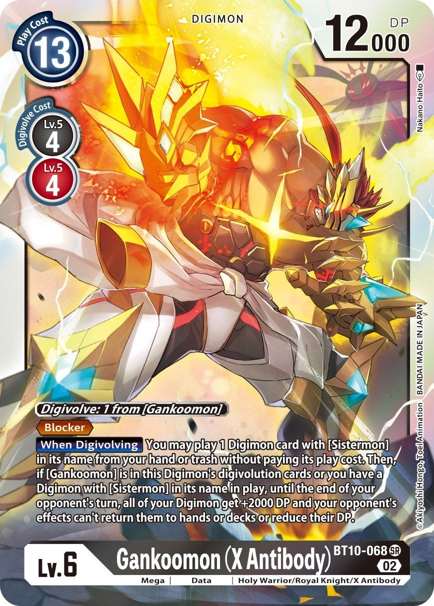 Gankoomon (X Antibody) [BT10-068] [Xros Encounter] | Shuffle n Cut Hobbies & Games