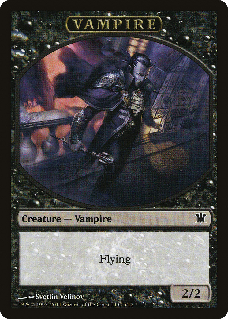 Vampire (0007) // Vampire (0008) Double-Sided Token [Innistrad Remastered Tokens] | Shuffle n Cut Hobbies & Games