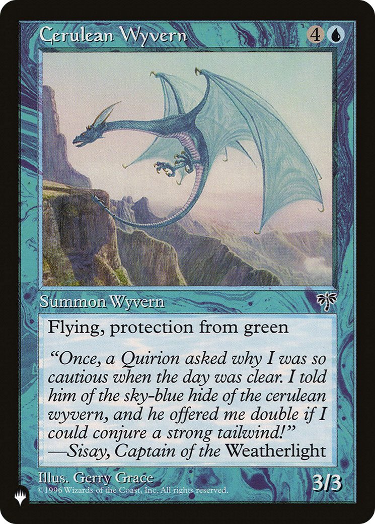 Cerulean Wyvern [The List] | Shuffle n Cut Hobbies & Games