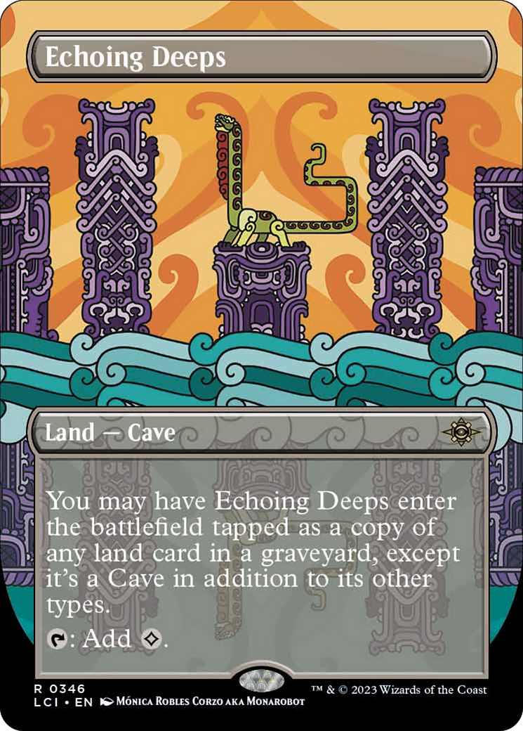 Echoing Deeps (Borderless) [The Lost Caverns of Ixalan] | Shuffle n Cut Hobbies & Games