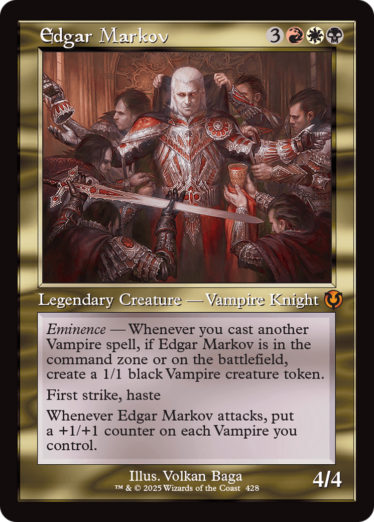 Edgar Markov (Retro Frame) [Innistrad Remastered] | Shuffle n Cut Hobbies & Games