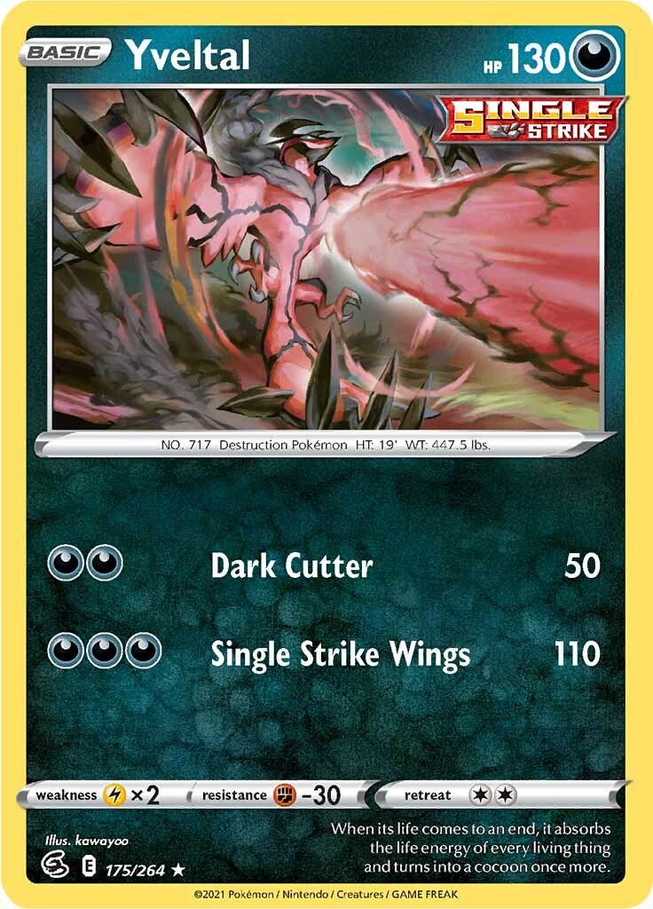 Yveltal (175/264) [Sword & Shield: Fusion Strike] | Shuffle n Cut Hobbies & Games