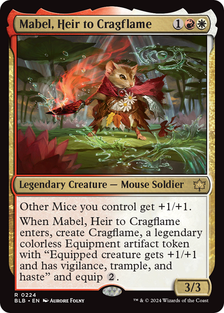 Mabel, Heir to Cragflame [Bloomburrow] | Shuffle n Cut Hobbies & Games