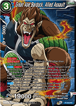 Great Ape Bardock, Allied Assault (Winner Stamped) (P-318) [Tournament Promotion Cards] | Shuffle n Cut Hobbies & Games