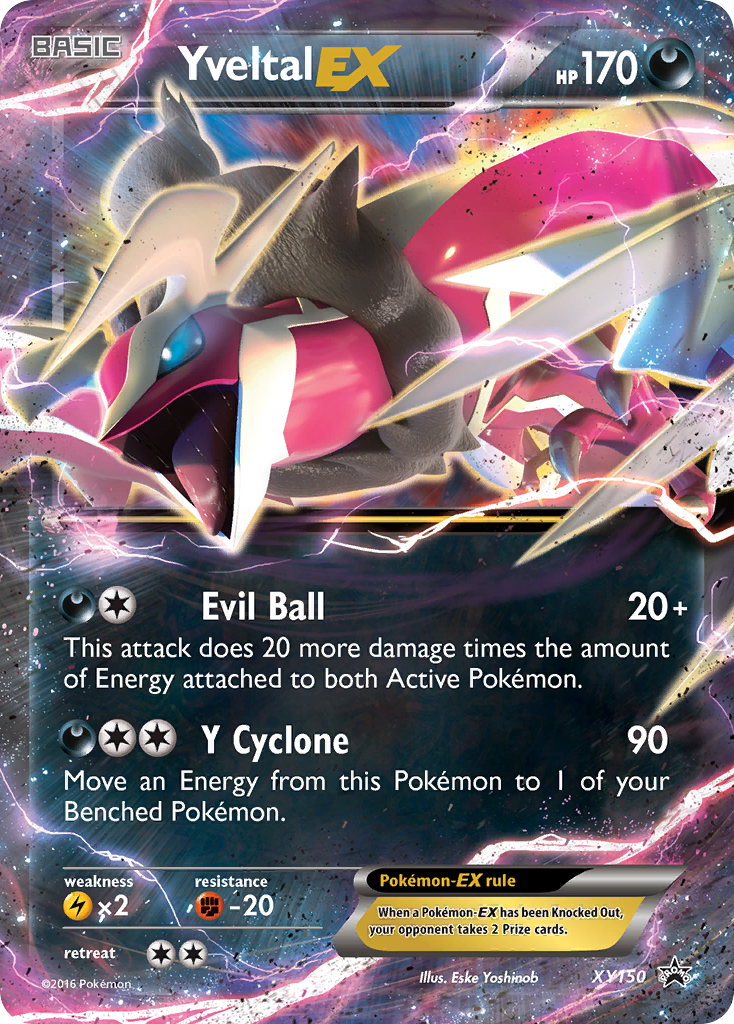 Yveltal EX (XY150) [XY: Black Star Promos] | Shuffle n Cut Hobbies & Games