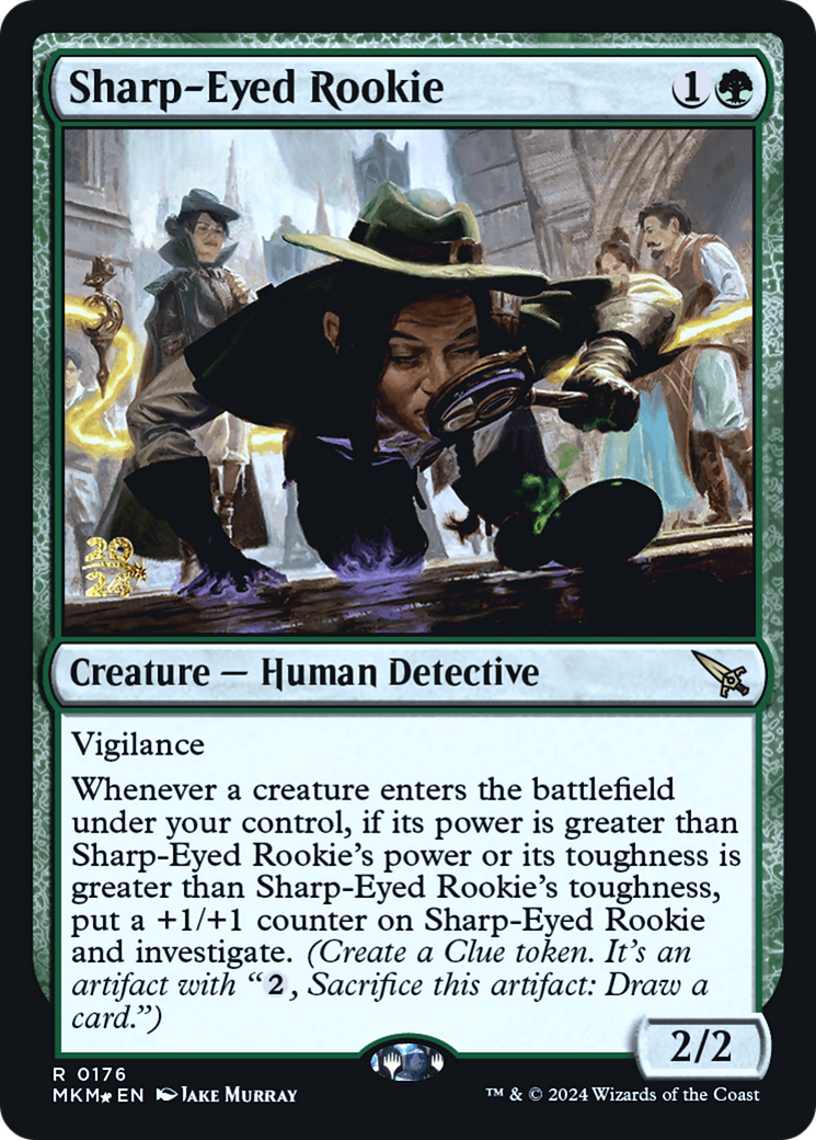 Sharp-Eyed Rookie [Murders at Karlov Manor Prerelease Promos] | Shuffle n Cut Hobbies & Games