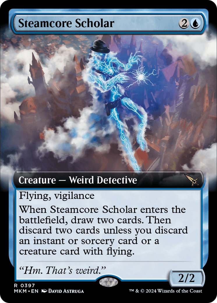 Steamcore Scholar (Extended Art) [Murders at Karlov Manor] | Shuffle n Cut Hobbies & Games