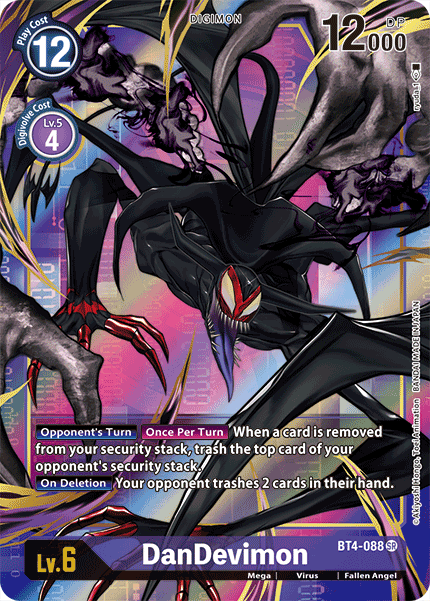 DanDevimon [BT4-088] (Alternate Art) [Great Legend] | Shuffle n Cut Hobbies & Games