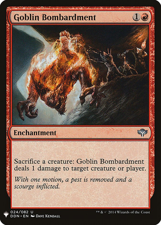 Goblin Bombardment [Mystery Booster] | Shuffle n Cut Hobbies & Games