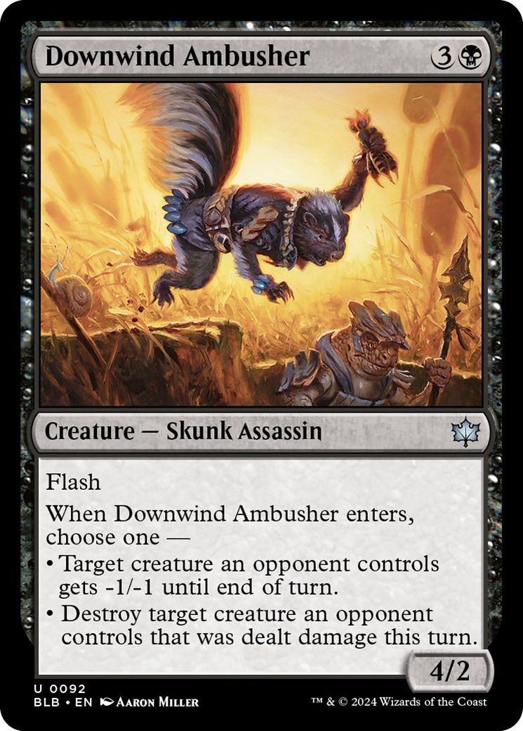 Downwind Ambusher [Bloomburrow] | Shuffle n Cut Hobbies & Games