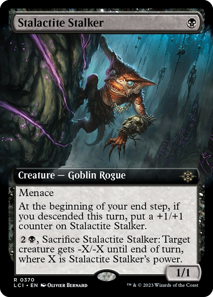 Stalactite Stalker (Extended Art) [The Lost Caverns of Ixalan] | Shuffle n Cut Hobbies & Games