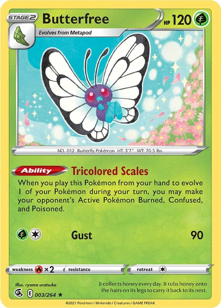 Butterfree (003/264) [Sword & Shield: Fusion Strike] | Shuffle n Cut Hobbies & Games