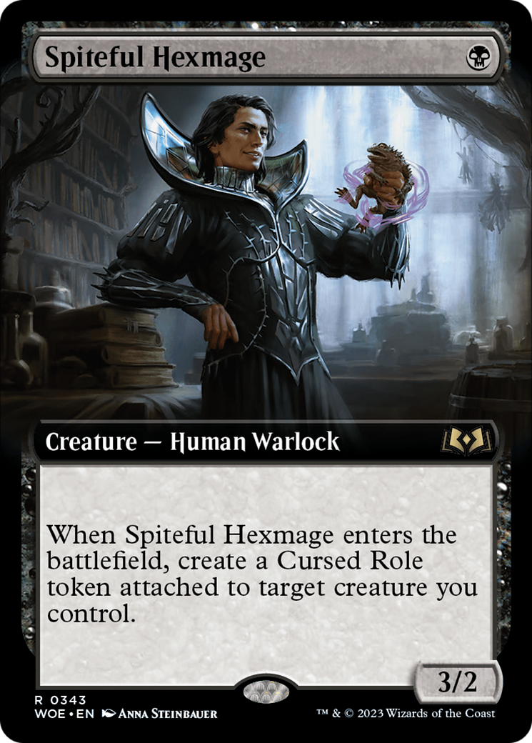 Spiteful Hexmage (Extended Art) [Wilds of Eldraine] | Shuffle n Cut Hobbies & Games