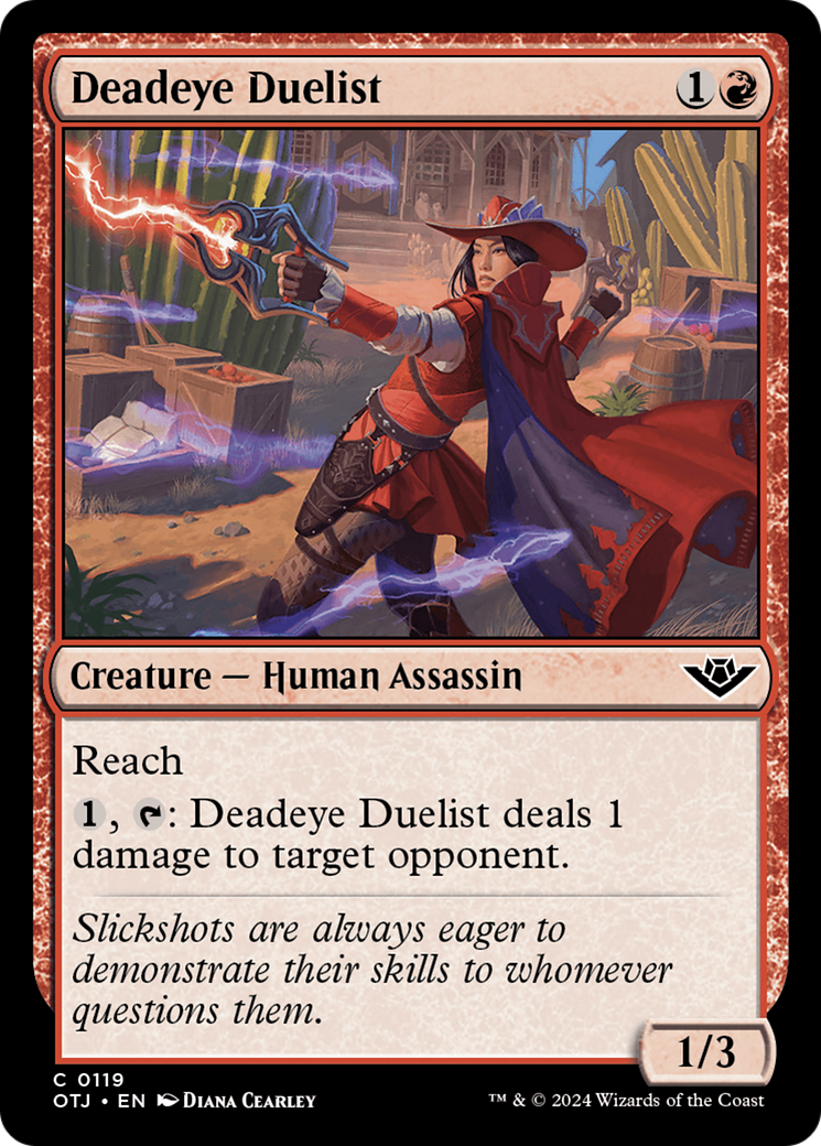 Deadeye Duelist [Outlaws of Thunder Junction] | Shuffle n Cut Hobbies & Games