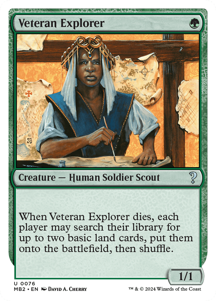 Veteran Explorer (White Border) [Mystery Booster 2] | Shuffle n Cut Hobbies & Games