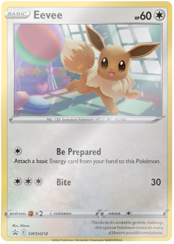 Eevee (SWSH212) [Sword & Shield: Black Star Promos] | Shuffle n Cut Hobbies & Games