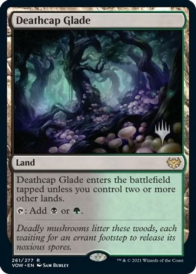 Deathcap Glade (Promo Pack) [Innistrad: Crimson Vow Promos] | Shuffle n Cut Hobbies & Games