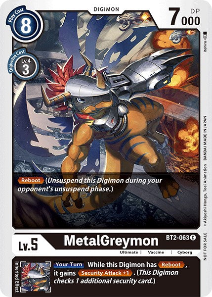 MetalGreymon [BT2-063] (Official Tournament Pack Vol.3) [Release Special Booster Promos] | Shuffle n Cut Hobbies & Games