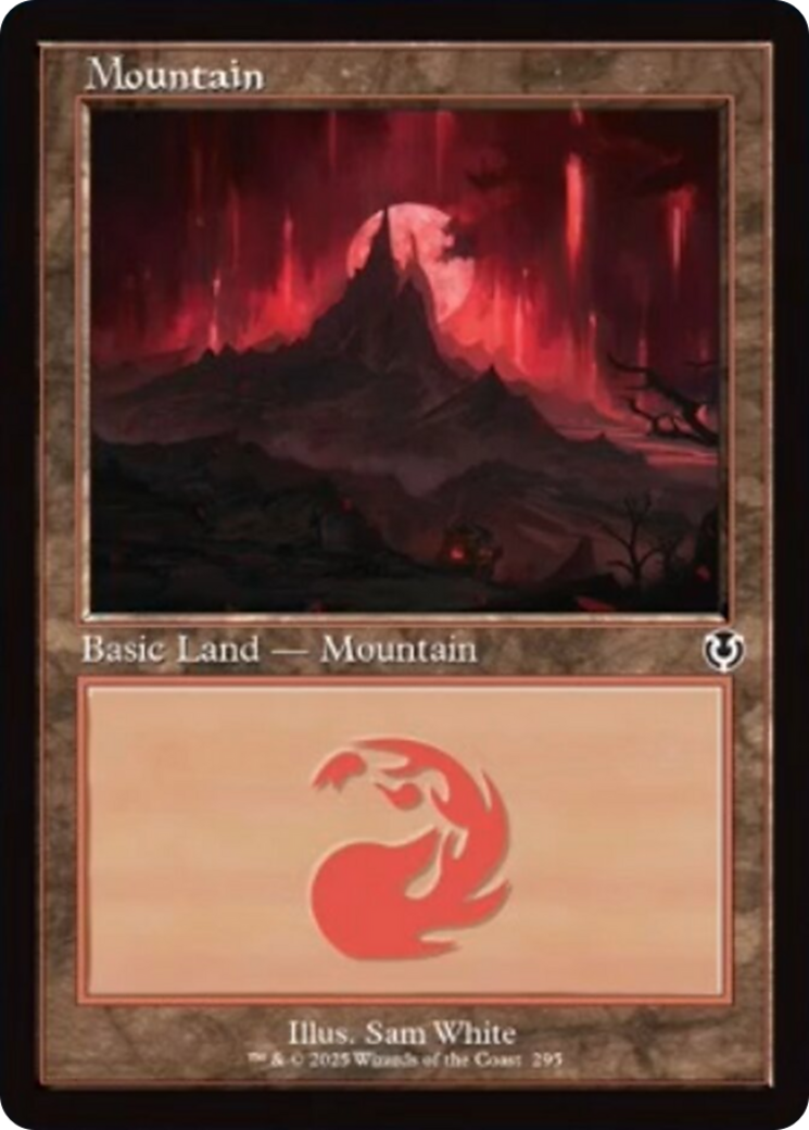 Mountain (295) (Retro Frame) [Innistrad Remastered] | Shuffle n Cut Hobbies & Games