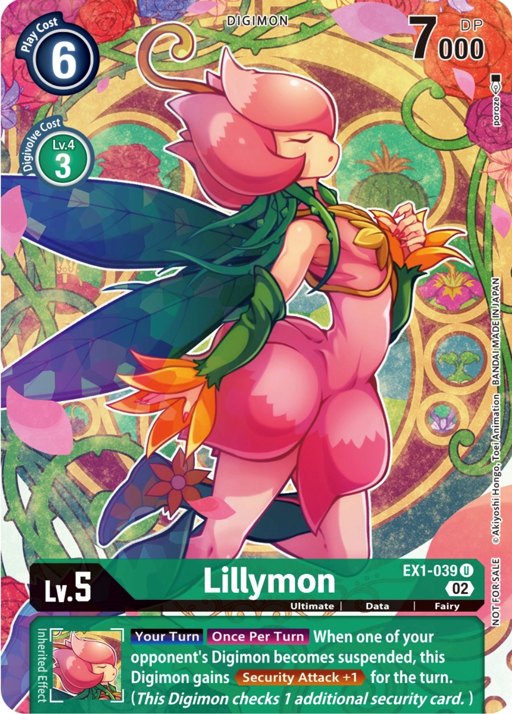 Lillymon [EX1-039] (Digimon Illustration Competition Promotion Pack) [Classic Collection Promos] | Shuffle n Cut Hobbies & Games