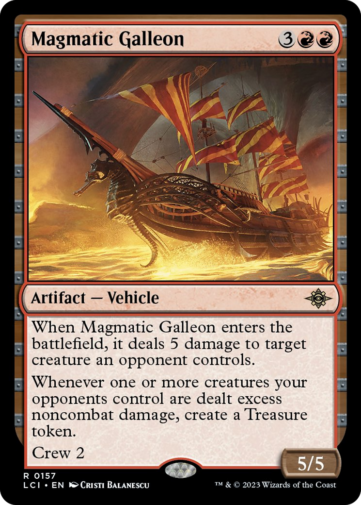 Magmatic Galleon [The Lost Caverns of Ixalan] | Shuffle n Cut Hobbies & Games