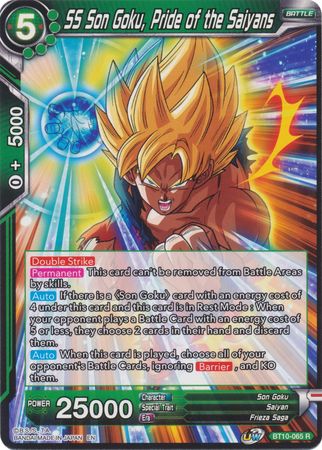 SS Son Goku, Pride of the Saiyans (BT10-065) [Rise of the Unison Warrior 2nd Edition] | Shuffle n Cut Hobbies & Games