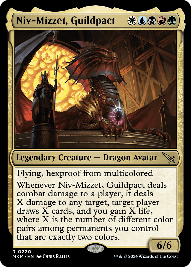 Niv-Mizzet, Guildpact [Murders at Karlov Manor] | Shuffle n Cut Hobbies & Games