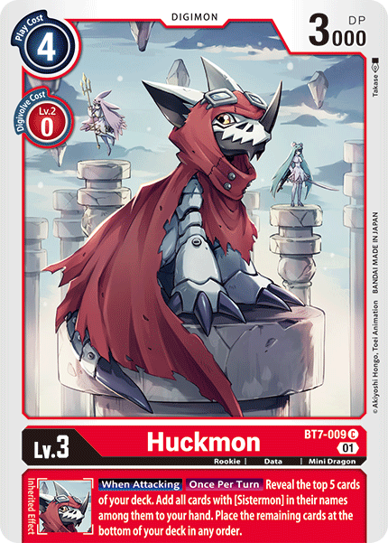 Huckmon [BT7-009] [Next Adventure] | Shuffle n Cut Hobbies & Games