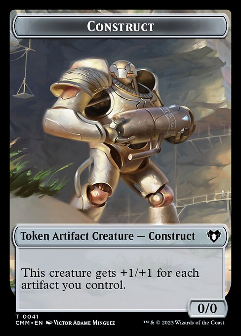 The Monarch // Construct (0041) Double-Sided Token [Commander Masters Tokens] | Shuffle n Cut Hobbies & Games