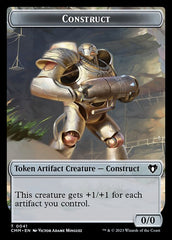 Elemental (0026) // Construct (0041) Double-Sided Token [Commander Masters Tokens] | Shuffle n Cut Hobbies & Games