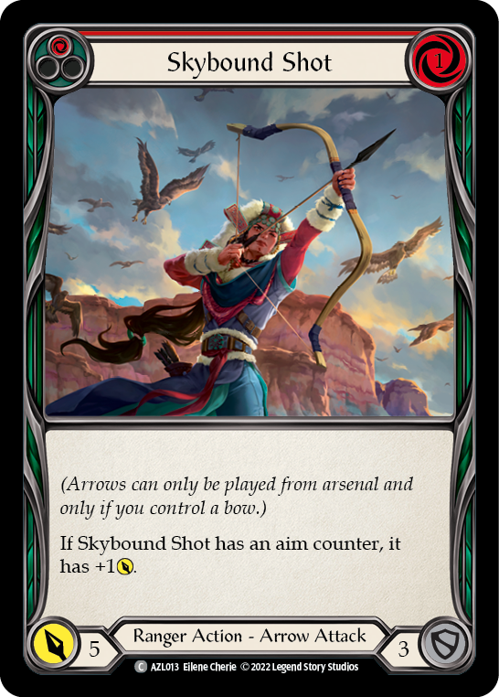 Skybound Shot (Red) [AZL013] (Outsiders Azalea Blitz Deck) | Shuffle n Cut Hobbies & Games