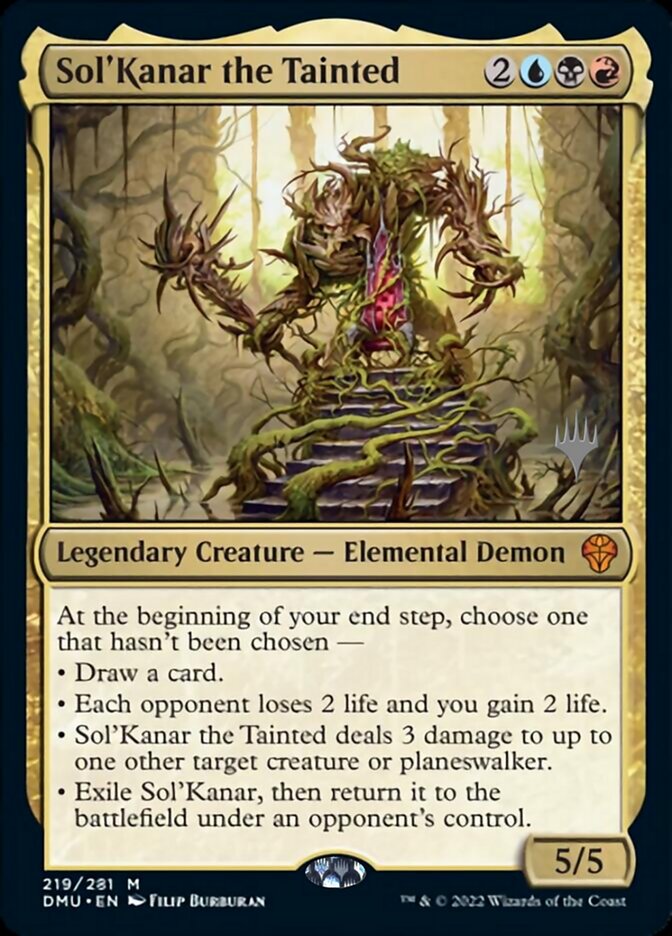 Sol'Kanar the Tainted (Promo Pack) [Dominaria United Promos] | Shuffle n Cut Hobbies & Games