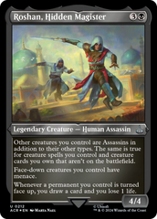 Roshan, Hidden Magister (Foil Etched) [Assassin's Creed] | Shuffle n Cut Hobbies & Games