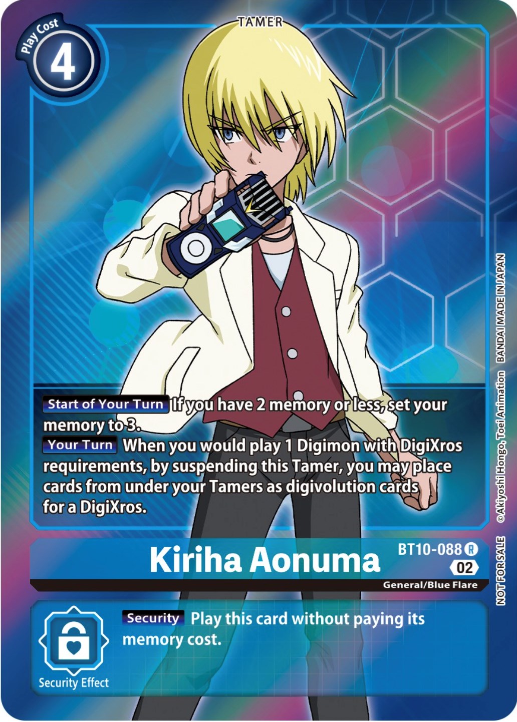 Kiriha Aonuma [BT10-088] (Box Topper) [Xros Encounter] | Shuffle n Cut Hobbies & Games