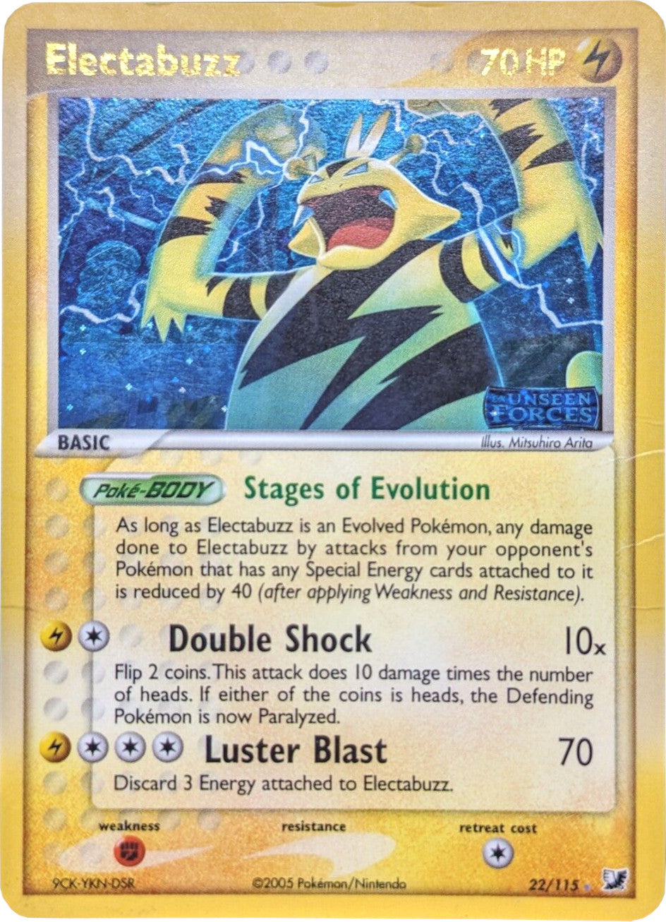 Electabuzz (22/115) (Stamped) [EX: Unseen Forces] | Shuffle n Cut Hobbies & Games