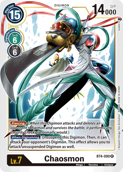 Chaosmon [BT4-090] [Great Legend] | Shuffle n Cut Hobbies & Games