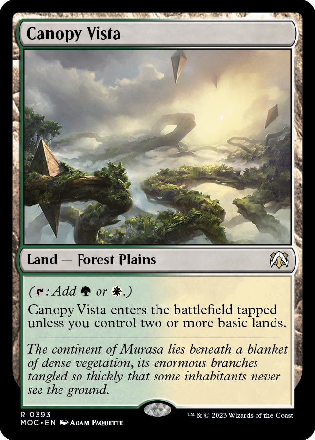 Canopy Vista [March of the Machine Commander] | Shuffle n Cut Hobbies & Games