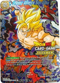 Uneasy Alliance Son Goku (DB1-096) [Judge Promotion Cards] | Shuffle n Cut Hobbies & Games