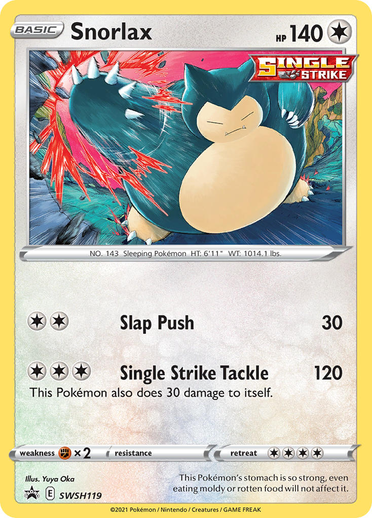 Snorlax (SWSH119) [Sword & Shield: Black Star Promos] | Shuffle n Cut Hobbies & Games