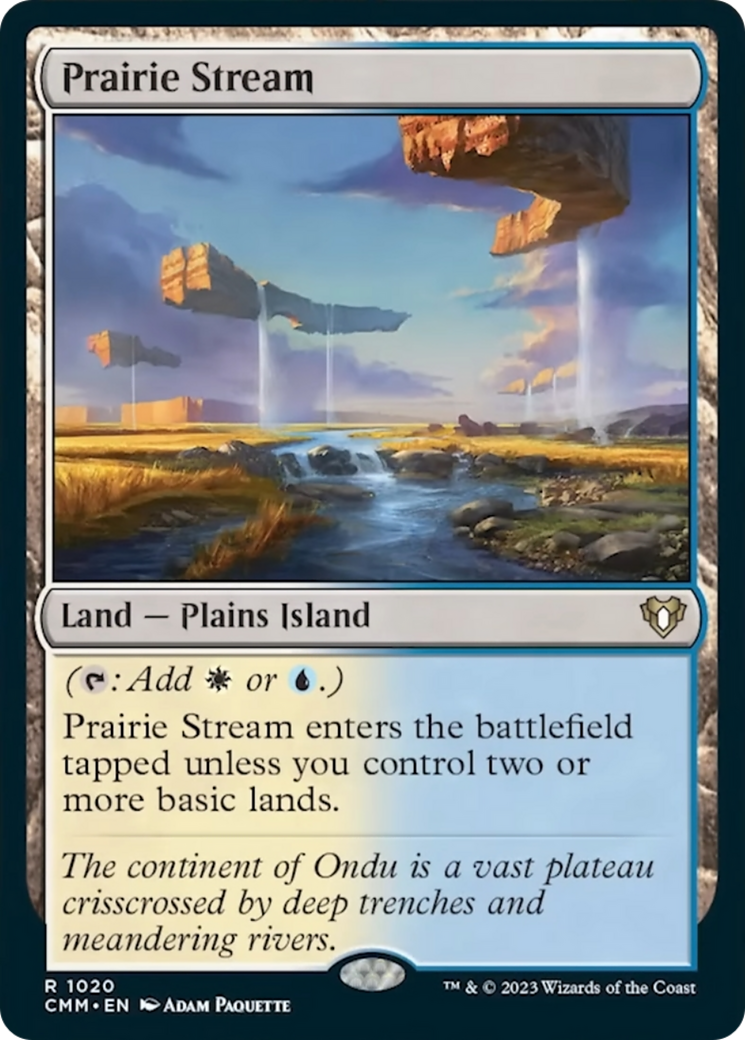 Prairie Stream [Commander Masters] | Shuffle n Cut Hobbies & Games